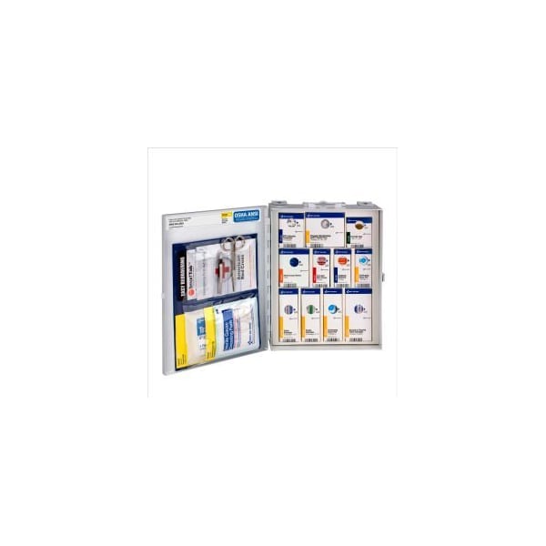 Acme United First Aid Only 1050-FAE-0103 Medium First Aid Kit, 112 Pieces, OSHA Compliant, Metal Case 1050-FAE-0103 - main